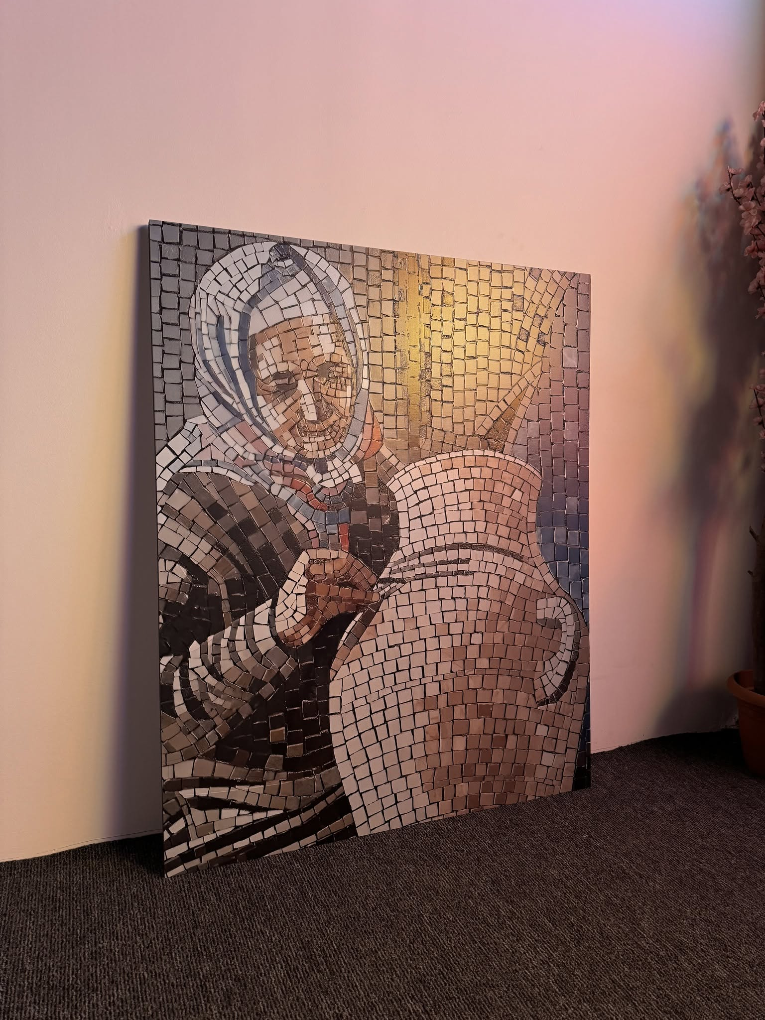 ArtTech custom ceramic mosaic portrait