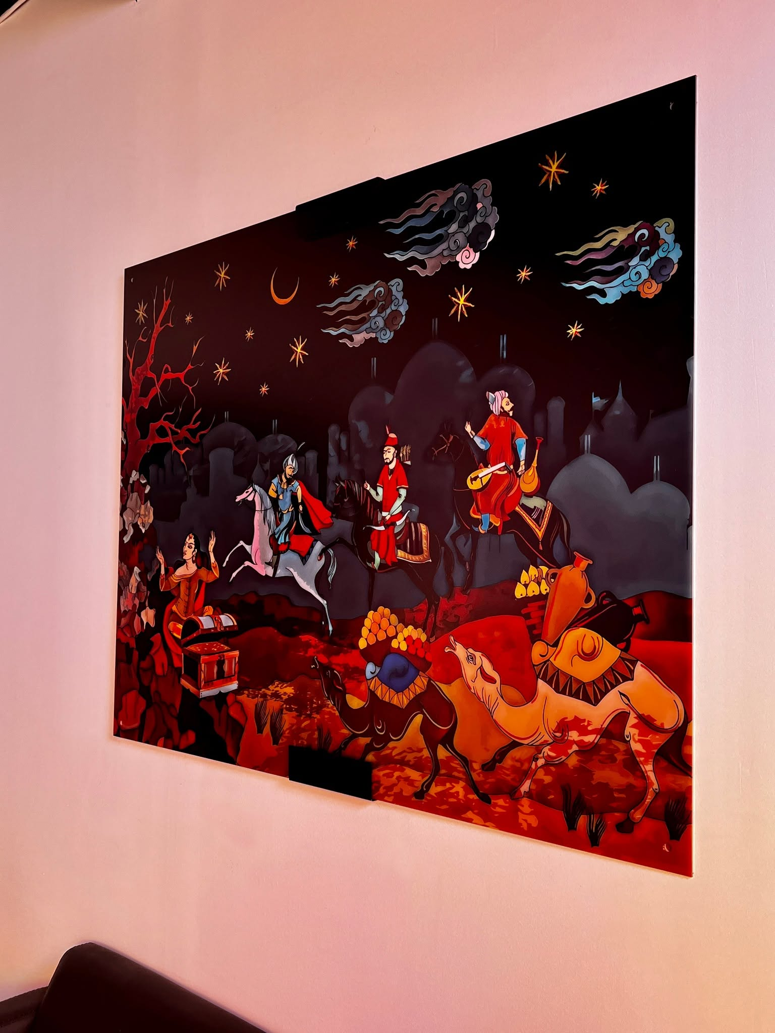ArtTech illustrated architectural wall panel